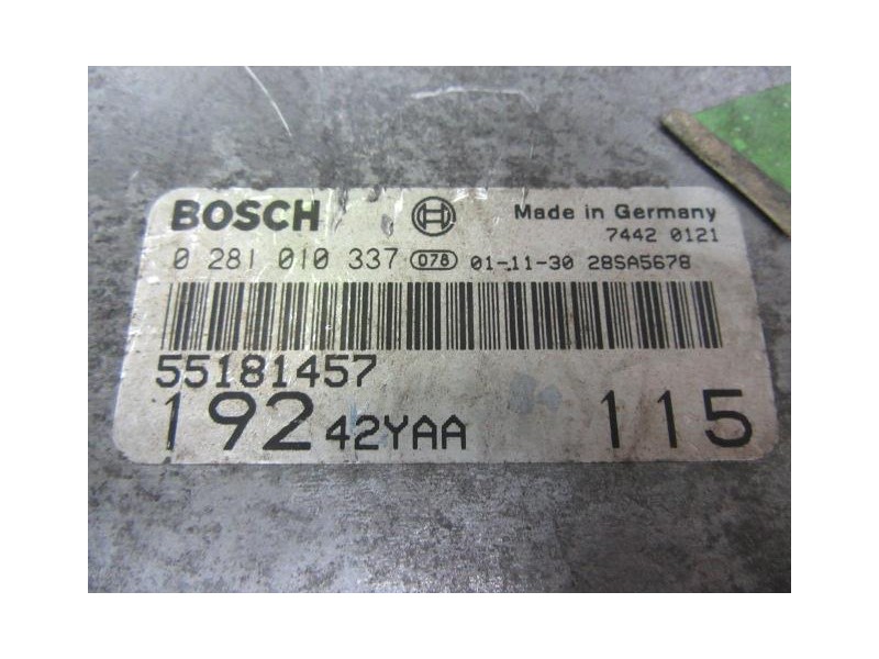 Recambio de centralita : fiat stilo : 1.9 jtd (88,37cv) [2002] para fiat stilo 1.9 jtd referencia OEM IAM 0281010337  