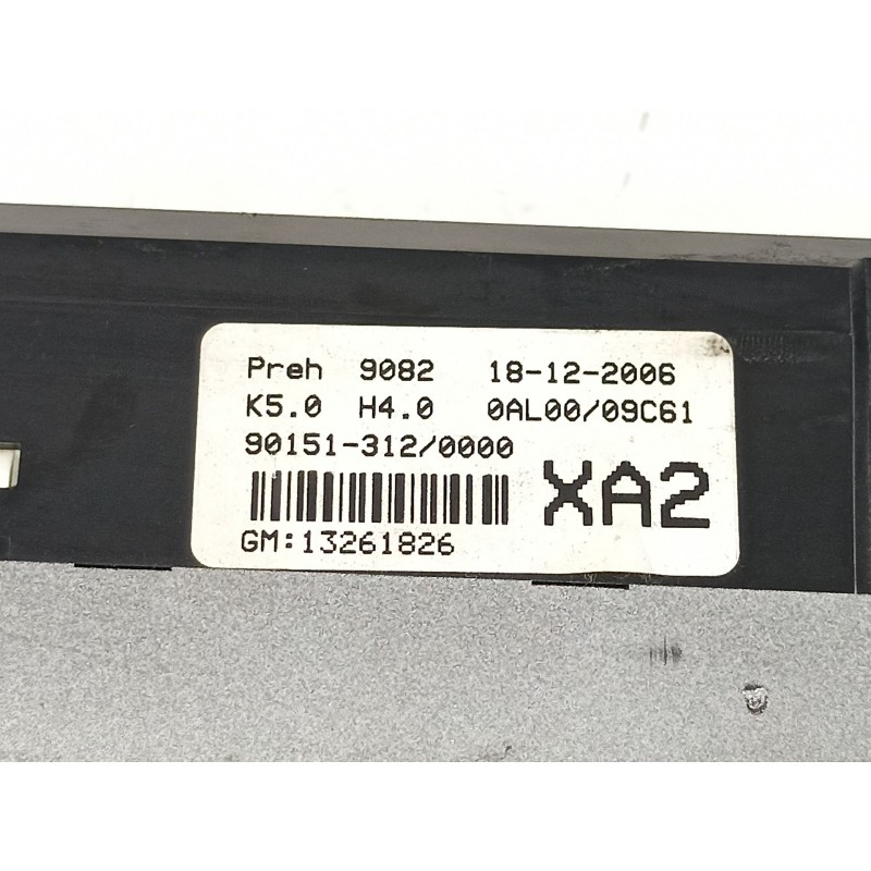 Recambio de mandos calefaccion aire para opel astra gtc 1.7 16v cdti referencia OEM IAM 6822128 90151312 13261826