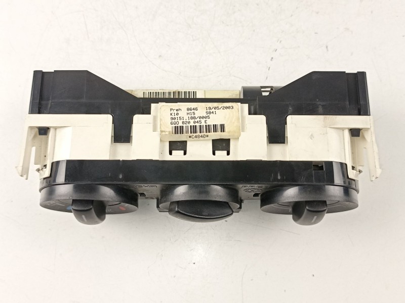 Recambio de mandos calefaccion aire para volkswagen polo (9n1) 1.2 12v referencia OEM IAM 6Q0820045E 901511880005 