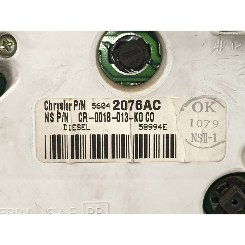 Recambio de cuadro instrumentos para jeep gr.cherokee (wj/wg) 3.1 td cat referencia OEM IAM 56042076AC CR0018013K0C0 