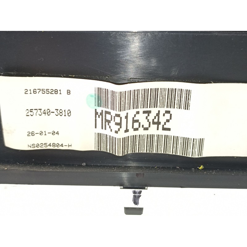 Recambio de cuadro instrumentos para mitsubishi space star (dg0) 1.9 di-d cat referencia OEM IAM MR916342 2573403810 