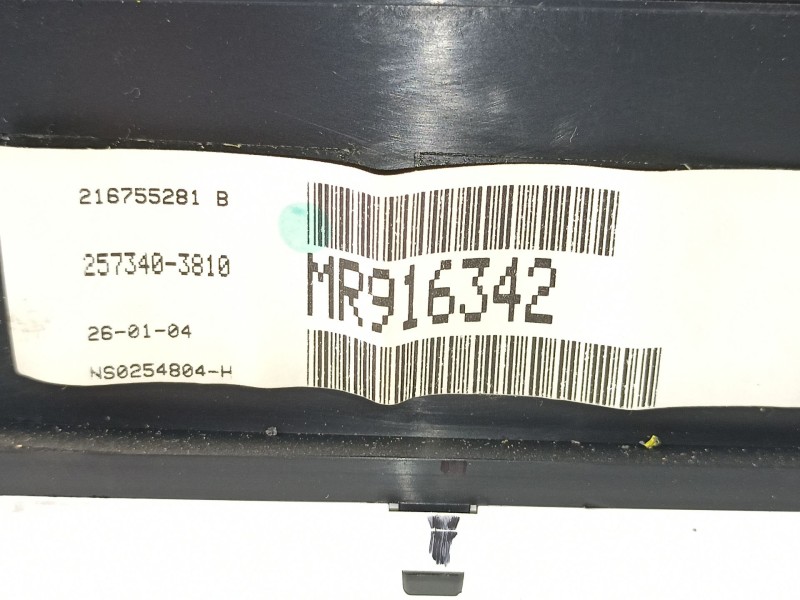 Recambio de cuadro instrumentos para mitsubishi space star (dg0) 1.9 di-d cat referencia OEM IAM MR916342 2573403810 