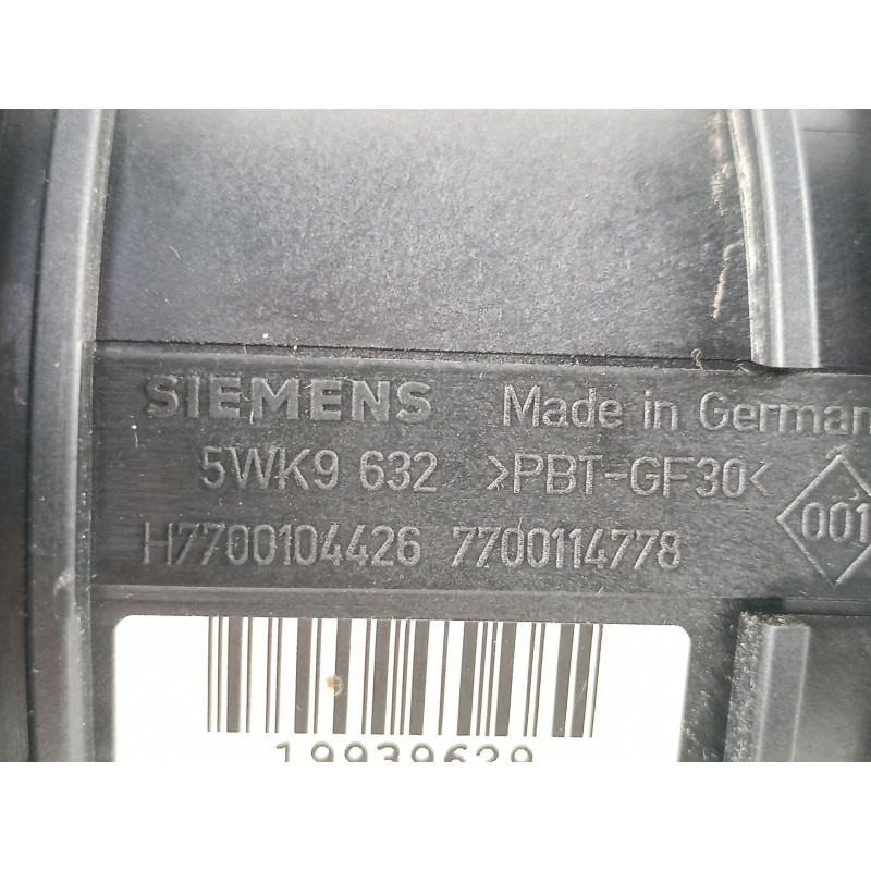Recambio de caudalimetro para mitsubishi space star (dg0) 1.9 di-d cat referencia OEM IAM M887504 7700114778 H7700104426