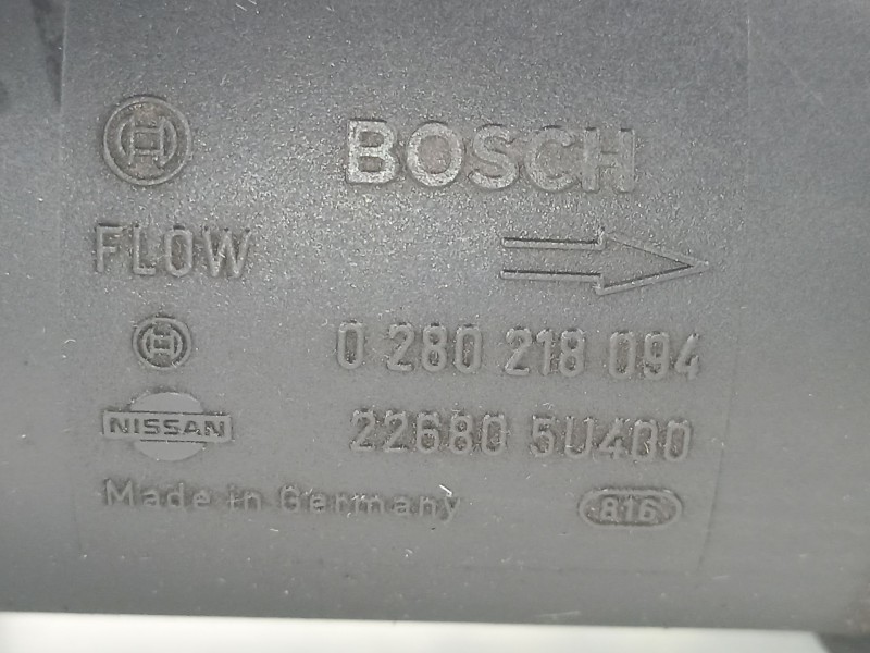Recambio de caudalimetro para nissan primera 1.6 g referencia OEM IAM 226805U400 0280218094 