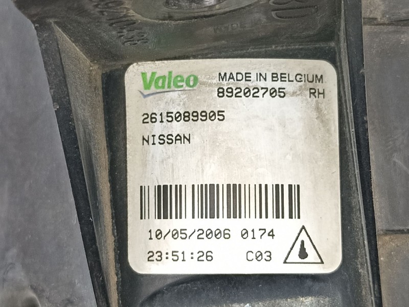 Recambio de antiniebla derecho para nissan almera ii hatchback (n16) 2.2 dci referencia OEM IAM 261508990A 89202705 