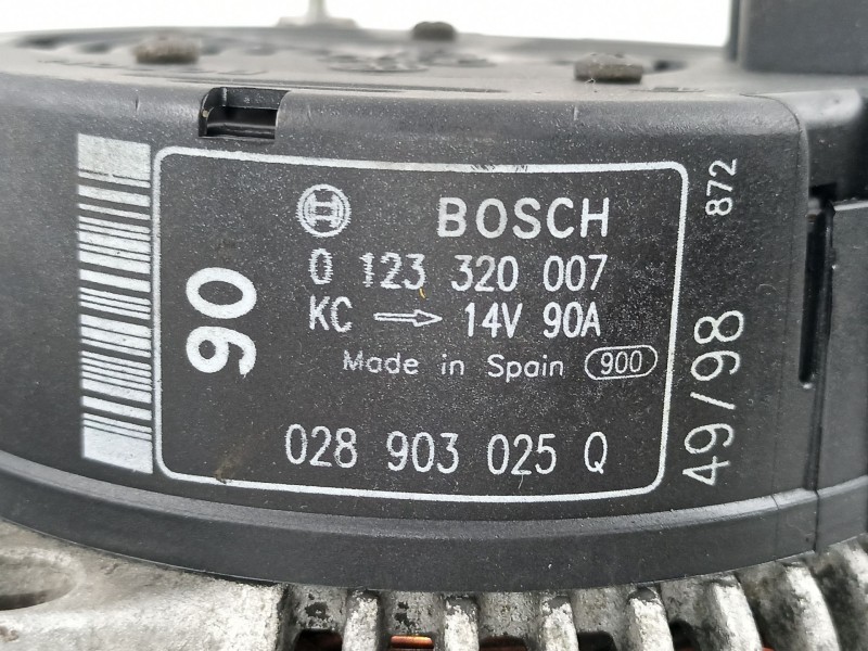 Recambio de alternador para seat cordoba berlina (6k2) 1.6 referencia OEM IAM 028903025Q 0123320007 