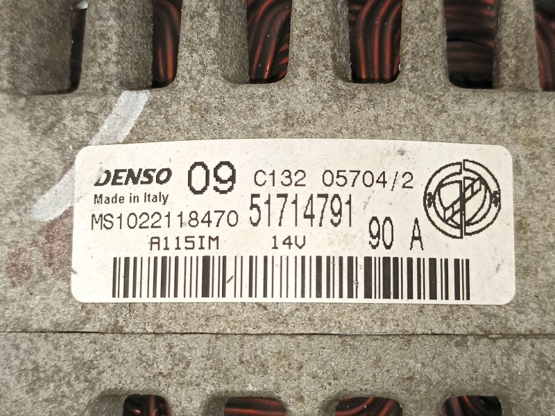 Recambio de alternador para fiat stilo (192) 1.6 16v active referencia OEM IAM 51714791 MS1022118470 