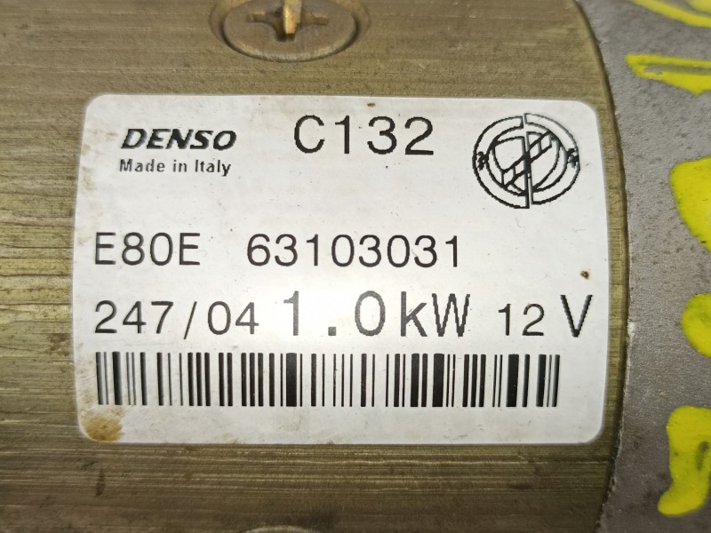 Recambio de motor arranque para fiat stilo (192) 1.6 16v active referencia OEM IAM 63103031  