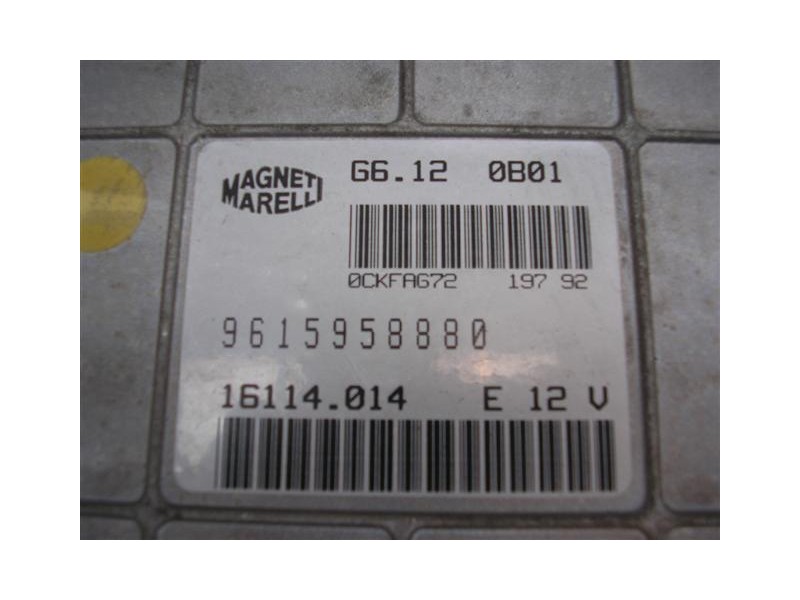 Recambio de centralita : citroen zx : 1.6g-d4a (88,4cv) aventage [1992] para citroen zx 1.6g-d4a aventage referencia OEM IAM 961