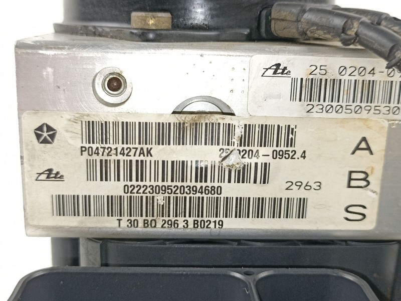 Recambio de abs para chrysler voyager (rg) 2.5 crd cat referencia OEM IAM 4721427AK 25020409533 