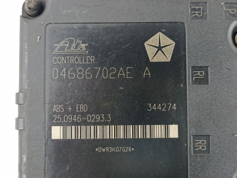 Recambio de abs para chrysler voyager (rg) 2.5 crd cat referencia OEM IAM 4721427AK 25020409533 