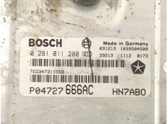Recambio de centralita para chrysler voyager (rg) 2.5 crd cat referencia OEM IAM 4727666AC 0281011280 HN7AB0 2