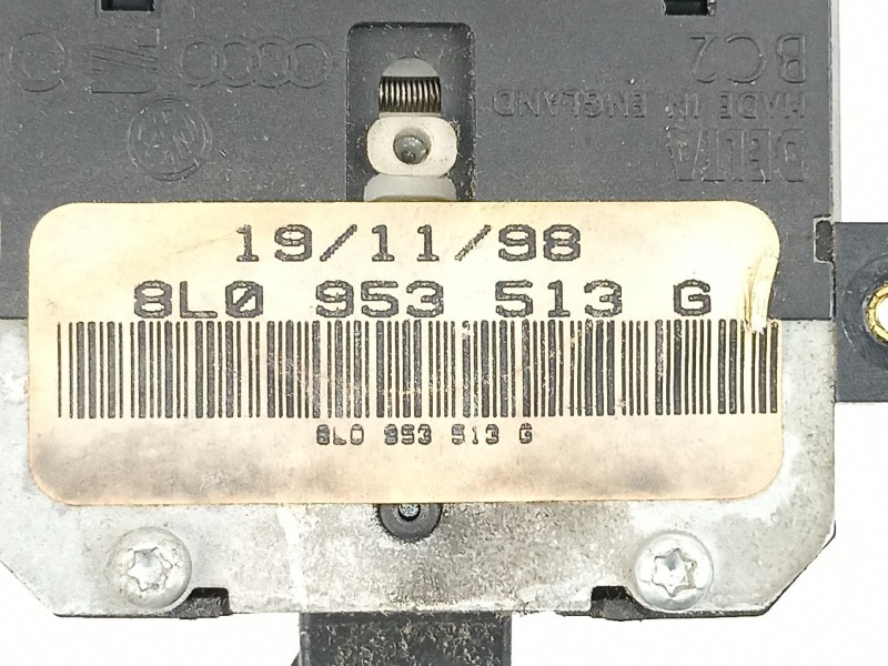 Recambio de mando luces y limpias para seat toledo (1m2) 1.9 tdi referencia OEM IAM 8L0953513G  4B0953503G