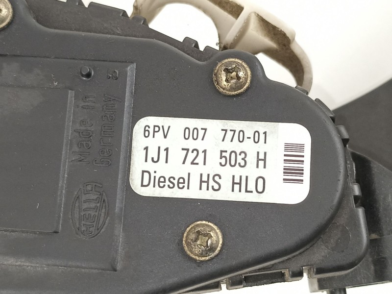 Recambio de potenciometro aceleracion para seat toledo (1m2) 1.9 tdi referencia OEM IAM 1J1721503H 6PV00777001 