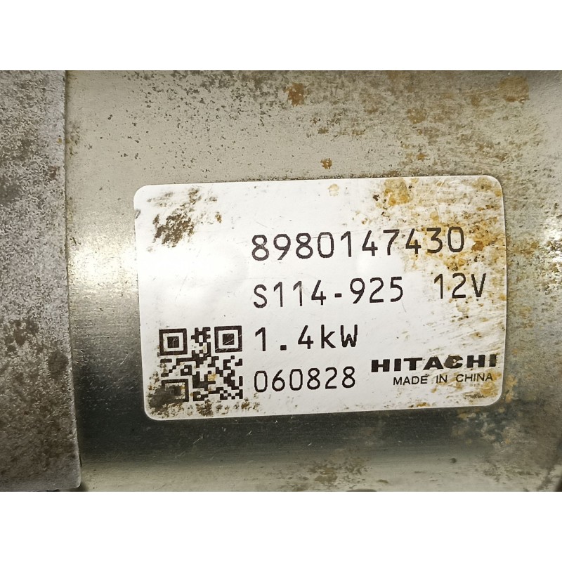 Recambio de motor arranque para opel astra 1.7 cdti referencia OEM IAM 8980147430 S114925 