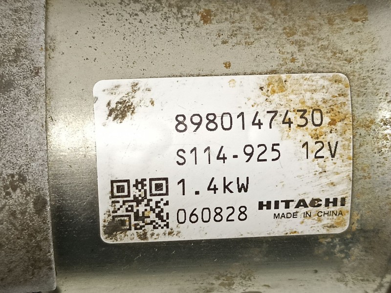 Recambio de motor arranque para opel astra 1.7 cdti referencia OEM IAM 8980147430 S114925 