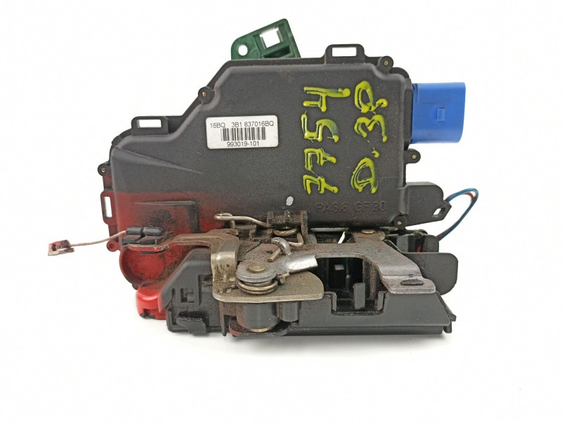 Recambio de cerradura puerta delantera derecha para volkswagen polo (9n1) 1.4 16v referencia OEM IAM 3B1837016BQ  