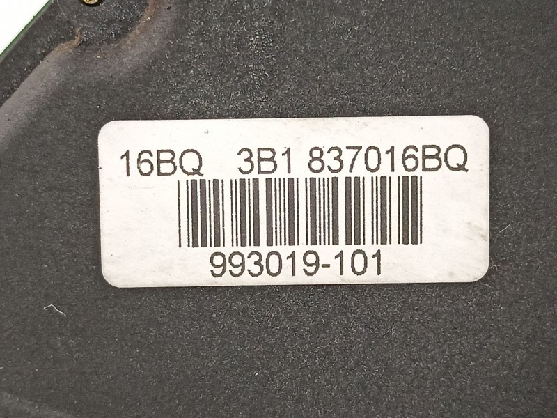 Recambio de cerradura puerta delantera derecha para volkswagen polo (9n1) 1.4 16v referencia OEM IAM 3B1837016BQ  