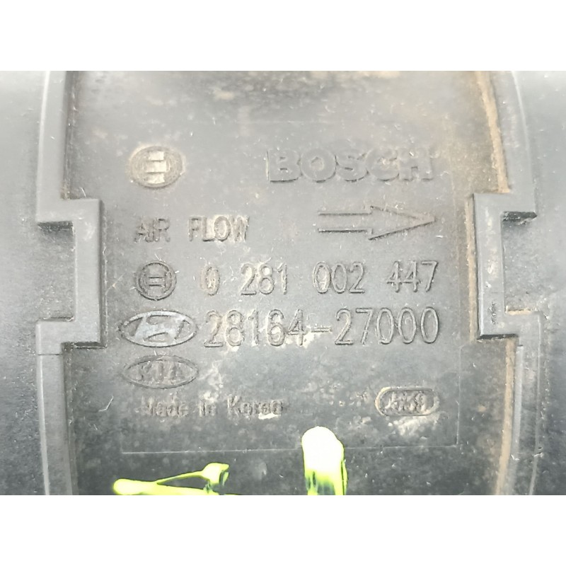 Recambio de caudalimetro para hyundai elantra (xd) 2.0 crdi comfort (4-ptas.) referencia OEM IAM 2816427000 0281002447 