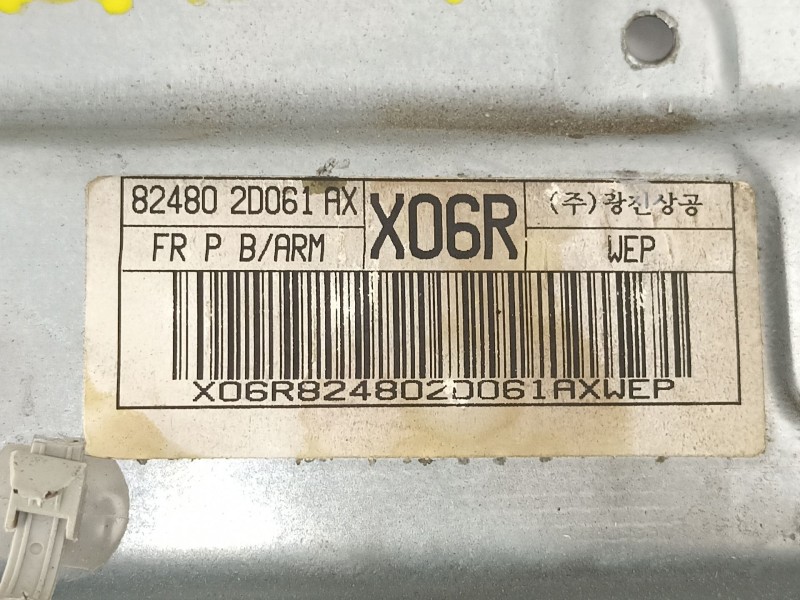 Recambio de elevalunas delantero derecho para hyundai elantra (xd) 2.0 crdi gls (4-ptas.) referencia OEM IAM 824802D061  