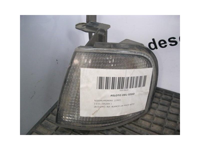 Recambio de piloto del. izq. : nissan primera : 2.0 g ( sr20di ) [1992] para nissan primera 2.0 g ( sr20di ) referencia OEM IAM 