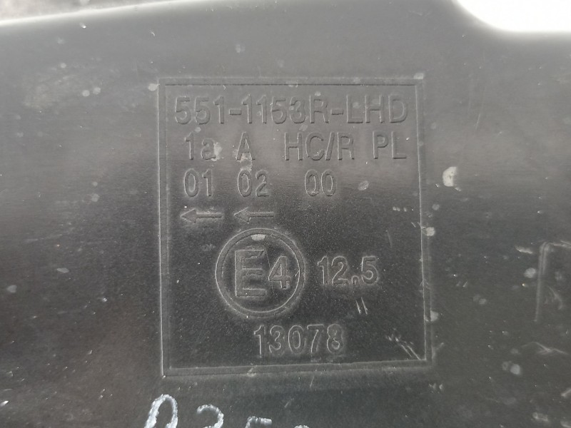 Recambio de faro derecho para dacia logan 1.5 dci referencia OEM IAM 8200211006  