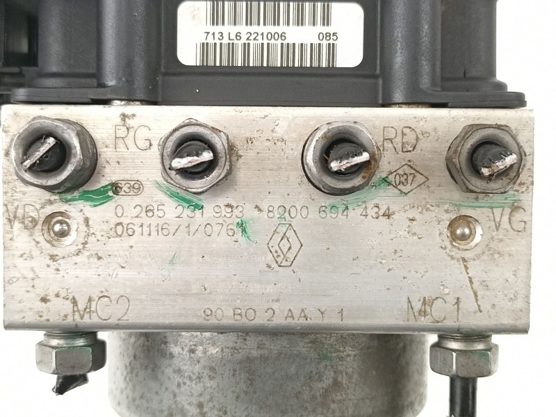 Recambio de abs para dacia logan 1.5 dci referencia OEM IAM 8200694434 0265231993 