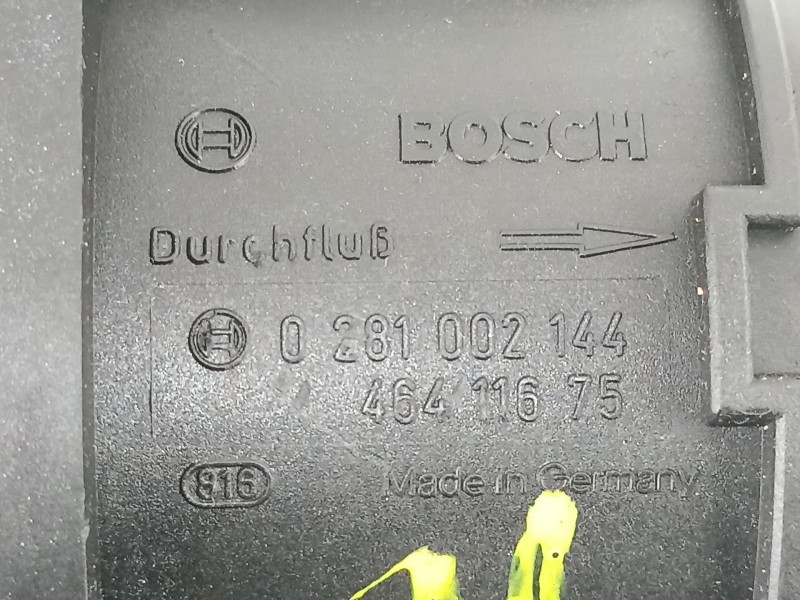 Recambio de caudalimetro para fiat brava (182) 1.9 turbodiesel referencia OEM IAM 46411675 0281002144 