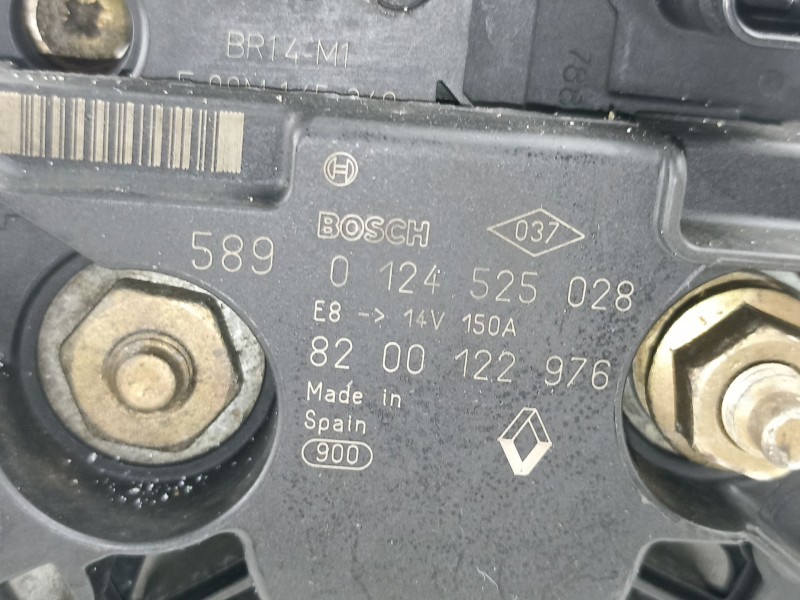 Recambio de alternador para nissan kubistar 1.5 dci referencia OEM IAM 8200122976 0124525028 