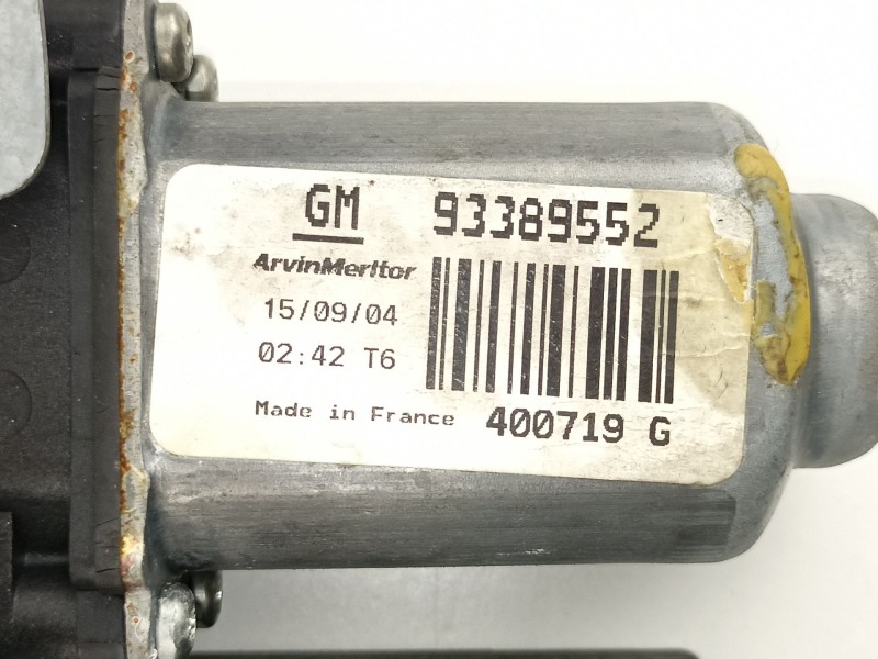 Recambio de elevalunas delantero derecho para opel meriva 1.7 16v cdti referencia OEM IAM 93362662 400719G 93389552