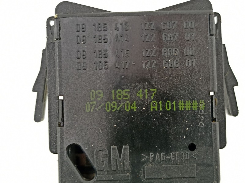 Recambio de mando luces y limpias para opel meriva 1.7 16v cdti referencia OEM IAM 09185413  09185417