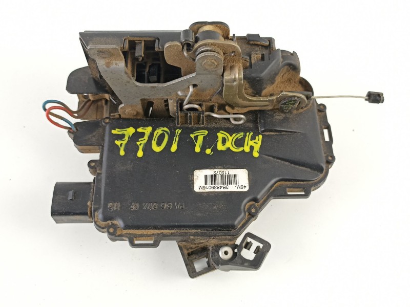 Recambio de cerradura puerta trasera derecha para seat toledo (1m2) 1.9 tdi referencia OEM IAM 3B4839016M  