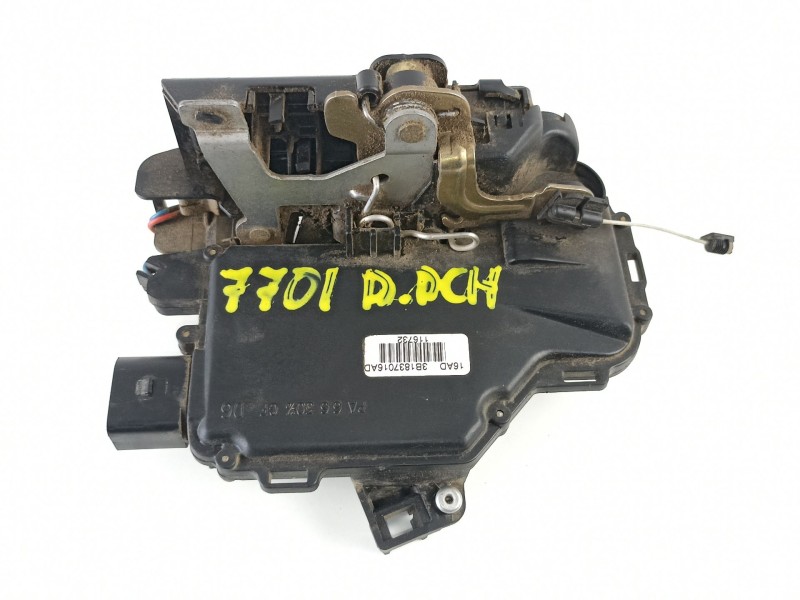 Recambio de cerradura puerta delantera derecha para seat toledo (1m2) 1.9 tdi referencia OEM IAM 3B1837016AD  