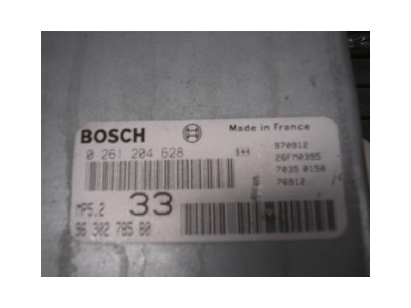 Recambio de centralita : citroen xsara : 1.6 g-nfz (88,4cv) [1997] para citroen xsara 1.6 g-nfz referencia OEM IAM 0261204628BOS
