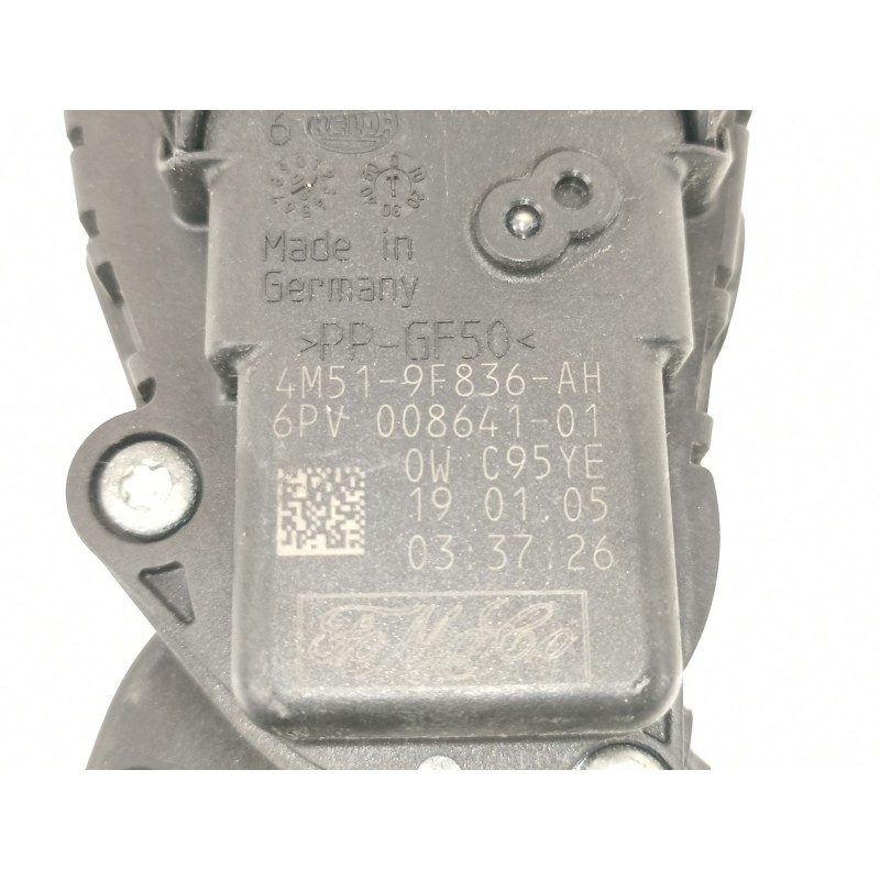 Recambio de potenciometro aceleracion para ford focus 1.6 tdci referencia OEM IAM 4M519F836AH 6PV00811000 