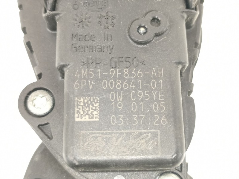 Recambio de potenciometro aceleracion para ford focus 1.6 tdci referencia OEM IAM 4M519F836AH 6PV00811000 
