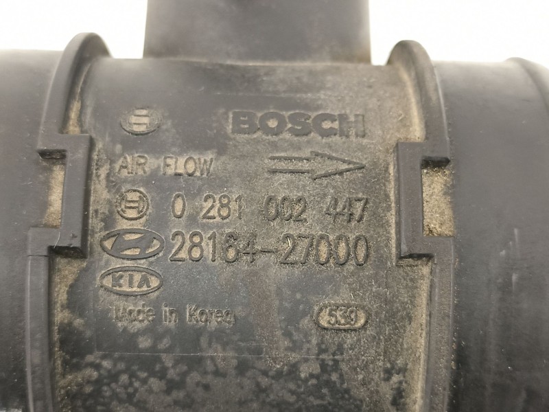 Recambio de caudalimetro para hyundai trajet (fo) 2.0 crdi gls referencia OEM IAM 2816427000 0281002447 