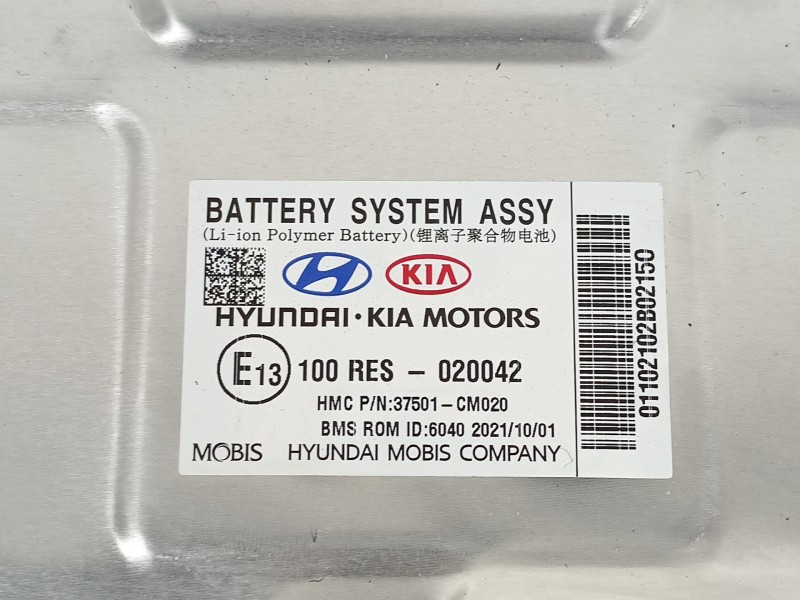 Recambio de bateria gran capacidad (hybrid) para hyundai kona ( os,ose,osi ) 1.6 gdi hybrid referencia OEM IAM 37501CM020  