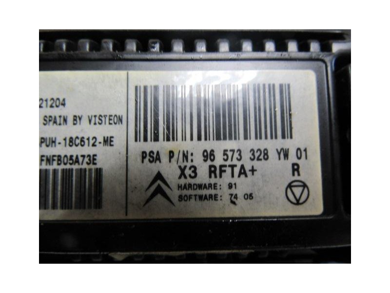 Recambio de mandos calefaccion : citroen c 5 : 2.0 hdi (136cv) [2005] para citroen c 5 2.0 hdi referencia OEM IAM 96573328YW  