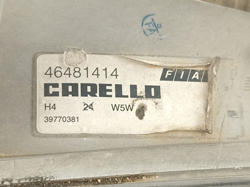 Recambio de faro izquierdo para fiat punto berl. (176) 1.7 turbodiesel cat referencia OEM IAM 46481414 36470748 39770381