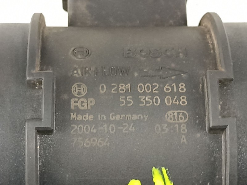 Recambio de caudalimetro para opel astra h berlina cosmo referencia OEM IAM 55350048 0281002618 55350048