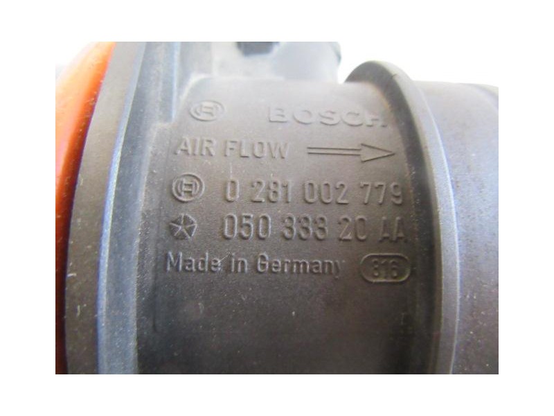 Recambio de caudalimetro : jeep patriot : 2.0 tdi [2010] para jeep patriot 2.0 tdi referencia OEM IAM 0281002779  