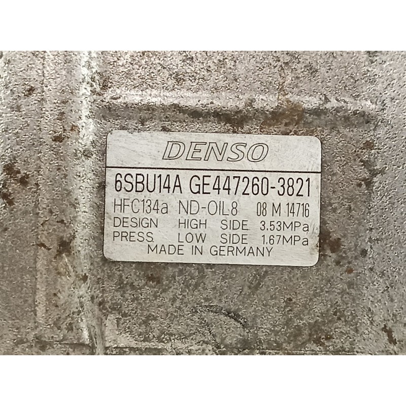Recambio de compresor aire acondicionado para bmw serie 3 berlina (e90) 320d referencia OEM IAM 4472603821 6SBU14A GE4472603821