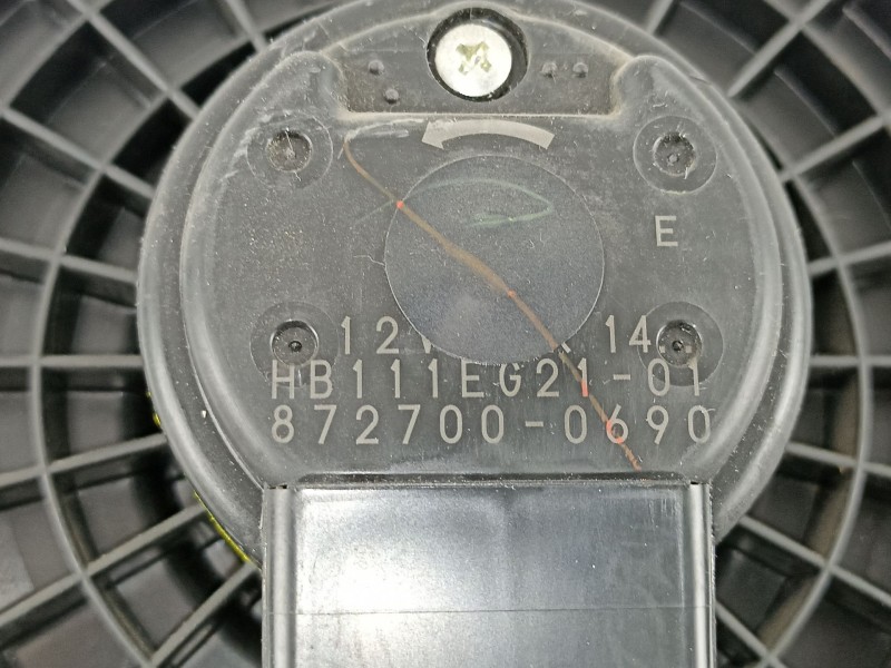 Recambio de motor calefaccion para mazda 2 (de) 1.5 g /zy 103 cv 5puertas 5velocidades referencia OEM IAM DF7161B10 8727000690 H