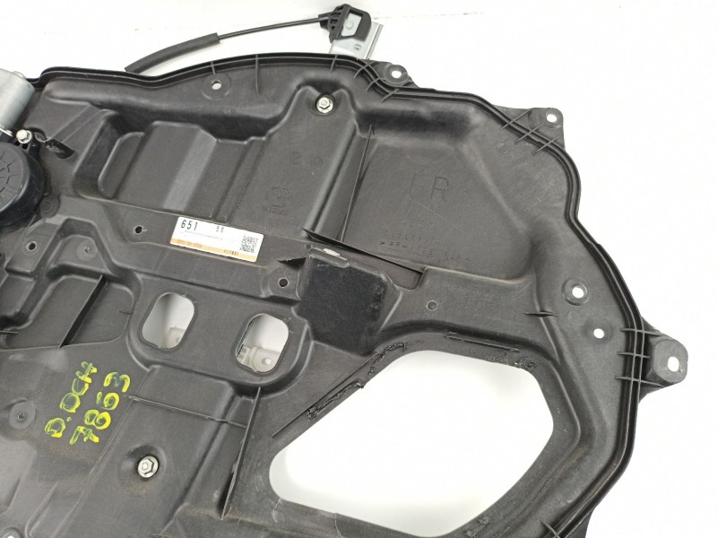 Recambio de elevalunas delantero derecho para mazda 2 (de) 1.5 g /zy 103 cv 5puertas 5velocidades referencia OEM IAM D6515897XB 