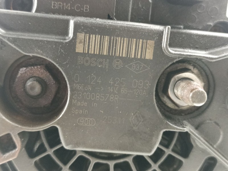 Recambio de alternador para renault clio grandtour business referencia OEM IAM 231008578R 0124425093 