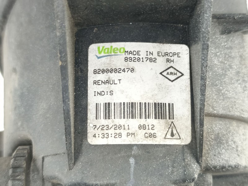 Recambio de antiniebla derecho para renault clio grandtour business referencia OEM IAM 8200002470 89201782 