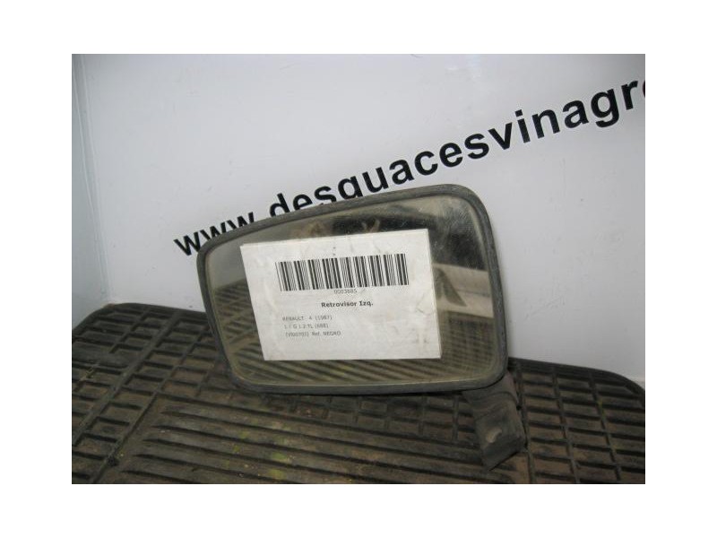Recambio de retrovisor izq. : renault 4 : 1.1 g 1.2 tl (688) [1987] para renault  4 1.1 g 1.2 tl (688) referencia OEM IAM NEGRO 