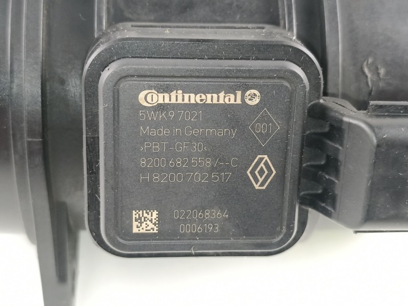 Recambio de caudalimetro para dacia dokker ambiance referencia OEM IAM 8200682558 5WK97021 8200702517