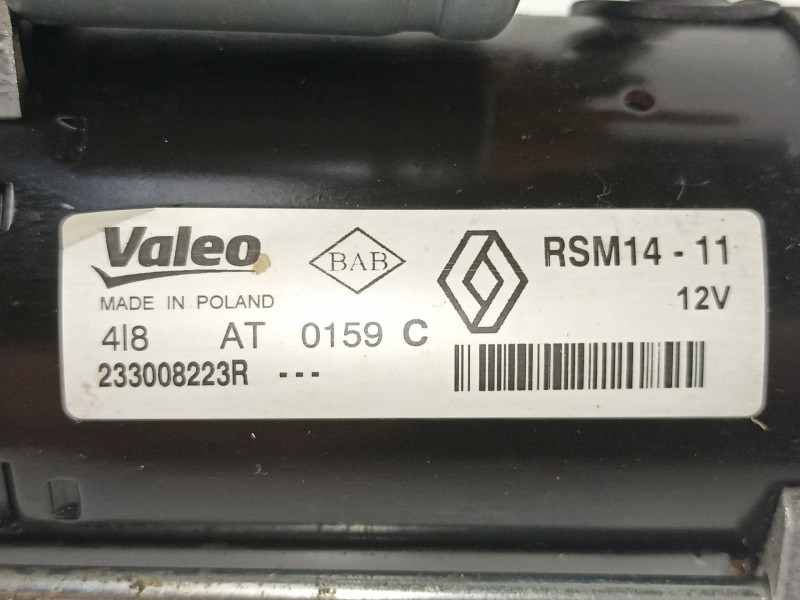 Recambio de motor arranque para dacia dokker ambiance referencia OEM IAM 233008223R RSM1411 